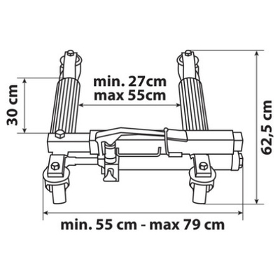 ΓΡΥΛΟΣ ΥΔΡΑΥΛΙΚΟΣ ΜΕ ΡΟΔΑΚΙΑ (680 kg) - 1 ΤΕΜ.