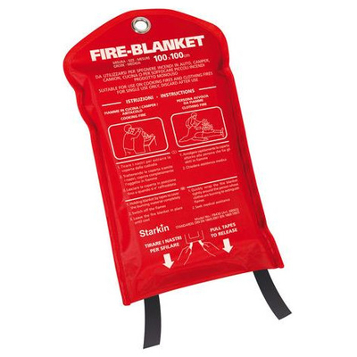 ΚΟΥΒΕΡΤΑ ΔΙΑΣΩΣΗΣ FIRE-BLANKET ΑΠΟ ΦΩΤΙΑ/ΠΥΡΚΑΓΙΑ ΓΙΑ ΜΙΑ ΧΡΗΣΗ (100 X 100 cm) - 1 ΤΕΜ.