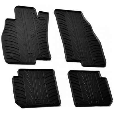 ALFA ROMEO MITO 09/2008-04/2019 ΜΑΡΚΕ ΠΑΤΑΚΙΑ SUMISURA ΛΑΣΤΙΧΟ ΣΕ ΜΑΥΡΟ ΧΡΩΜΑ ME ΚΟΥΜΠΩΜΑΤΑ LAMPA - 4 ΤΕΜ.