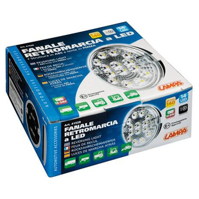 ΦΩΣ ΦΟΡΤΗΓΟΥ ΠΙΣΩ 12/24V 14LED ΔΙΑΦΑΝΟ ΣΤΡΟΓΓΥΛΟ 140mm 1ΤΕΜ.