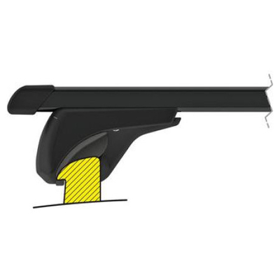 Μπάρες Οροφής  (L) 127cm IN RAIL STEEL Σιδερένιες 2τεμ. με κλειδαριές για οχήματα με FLUSH RAILING