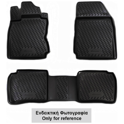 RENAULT KADJAR 2015+ ΜΑΡΚΕ ΠΑΤΑΚΙΑ ΣΕ ΣΚΑΦΗ TPE ΛΑΣΤΙΧΟ ΣΕ ΜΑΥΡΟ ΧΡΩΜΑ NOVLINE - 4 ΤΕΜ.