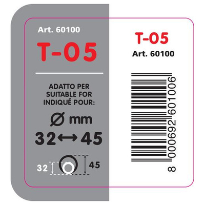 ΑΚΡΟ ΕΞΑΤΜΙΣΗΣ ΣΤΡΟΓΓΥΛΟ  Τ-5 32-45mm