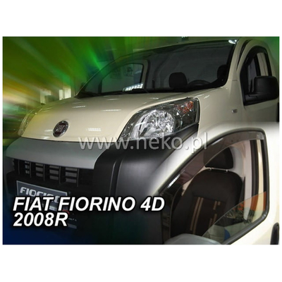FIAT FIORINO / QUBO 4D/5D 2008+ / PEUGEOT BIPPER / CITROEN NEMO ΖΕΥΓΑΡΙ ΑΝΕΜΟΘΡΑΥΣΤΕΣ VAN ΑΠΟ ΕΥΚΑΜΠΤΟ ΦΙΜΕ ΠΛΑΣΤΙΚΟ HEKO - 2 ΤΕΜ.