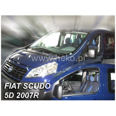 PEUGEOT EXPERT 2007-2016 / JUMPY 4D 2007-2016 / SCUDO 2007-2016 / PROACE 4D 2013-2016 ΖΕΥΓΑΡΙ ΑΝΕΜΟΘΡΑΥΣΤΕΣ ΑΠΟ ΕΥΚΑΜΠΤΟ ΦΙΜΕ ΠΛΑΣΤΙΚΟ HEKO - 2 ΤΕΜ.
