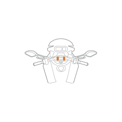 ΒΑΣΗ ΣΤΗΡΙΞΗΣ ΚΙΝΗΤΟΥ MOTO ΜΕΤΑΛΛΙΚΗ M8 PRO ΓΙΑ ΒΙΔΕΣ ΣΤΟ ΤΙΜΟΝΙ Μ6 (ΘΗΚΕΣ OPTI CASE) TITAN SERIES LAMPA  - 1 TEM.