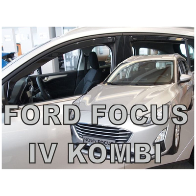 FORD FOCUS MK4 5D COMBI/WAGON 2018+ ΣΕΤ ΑΝΕΜΟΘΡΑΥΣΤΕΣ ΑΥΤΟΚΙΝΗΤΟΥ ΑΠΟ ΕΥΚΑΜΠΤΟ ΦΙΜΕ ΠΛΑΣΤΙΚΟ HEKO - 4 ΤΕΜ.