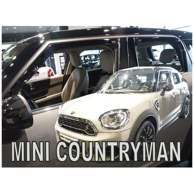MINI COUNTRYMAN F60 5D 2017+ ΣΕΤ ΑΝΕΜΟΘΡΑΥΣΤΕΣ ΑΥΤΟΚΙΝΗΤΟΥ ΑΠΟ ΕΥΚΑΜΠΤΟ ΦΙΜΕ ΠΛΑΣΤΙΚΟ HEKO - 4 ΤΕΜ.