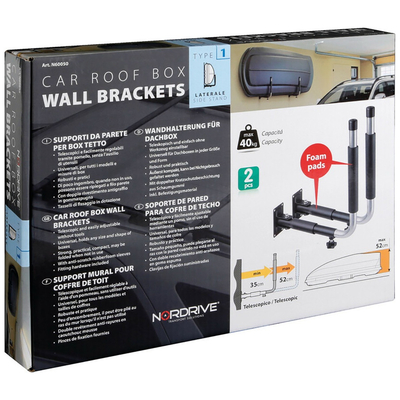 ΒΑΣΗ ΤΟΙΧΟΥ ΣΤΗΡΙΞΗΣ ΜΠΑΓΚΑΖΙΕΡΑΣ ΤΗΛΕΣΚΟΠΙΚΗ 35-52cm TYPE-1 max40kg -2 ΤΕΜ.