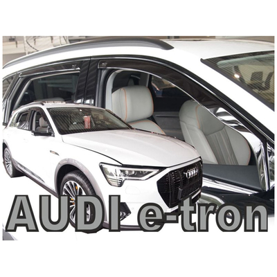 AUDI E-TRON 5D 2018+ ΣΕΤ ΑΝΕΜΟΘΡΑΥΣΤΕΣ ΑΥΤΟΚΙΝΗΤΟΥ ΑΠΟ ΕΥΚΑΜΠΤΟ ΦΙΜΕ ΠΛΑΣΤΙΚΟ HEKO - 4 ΤΕΜ.
