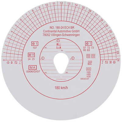 ΤΑΧΟΓΡΑΦΟΙ KIENZLE VDO 180km/h 100ΤΕΜ