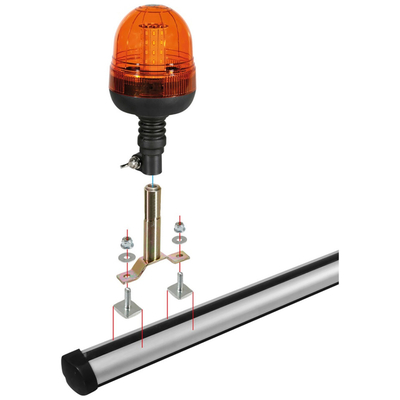 ΑΝΤΑΠΤΟΡΑΣ ΓΙΑ ΒΑΣΗ ΣΤΗΡΙΞΗΣ ΦΑΡΟΥ ΓΙΑ ΜΠΑΡΕΣ ΟΡΟΦΗΣ KARGO PLUS ΑΛΟΥΜΙΝΙΟΥ NORDRIVE -1ΤΕΜ.