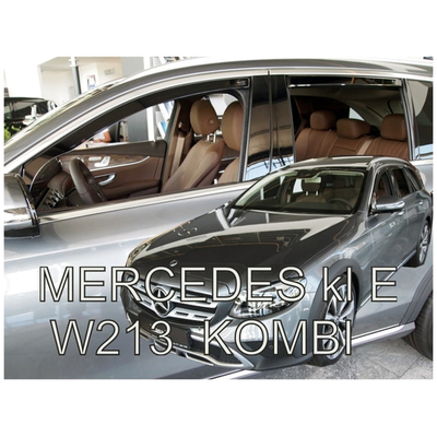 MERCEDES E-KLAS W213 5D COMBI 2016+  ΣΕΤ ΑΝΕΜΟΘΡΑΥΣΤΕΣ ΑΥΤΟΚΙΝΗΤΟΥ ΑΠΟ ΕΥΚΑΜΠΤΟ ΦΙΜΕ ΠΛΑΣΤΙΚΟ HEKO - 4 ΤΕΜ.