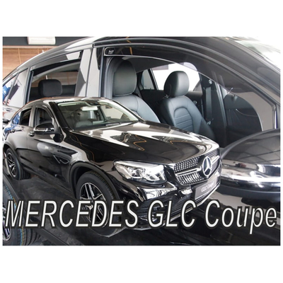 MERCEDES GLC COUPE C253 5D 2017+ ΣΕΤ ΑΝΕΜΟΘΡΑΥΣΤΕΣ ΑΥΤΟΚΙΝΗΤΟΥ ΑΠΟ ΕΥΚΑΜΠΤΟ ΦΙΜΕ ΠΛΑΣΤΙΚΟ HEKO - 4 ΤΕΜ.