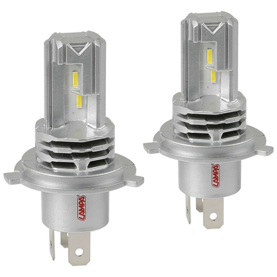 H4 HALO KILLER P43t 9-32V -20W  - 6500K - 3200lm HALO LED KIT SERIES 10 (12 LED ZES CHIPS) - 2 ΤΕΜ.