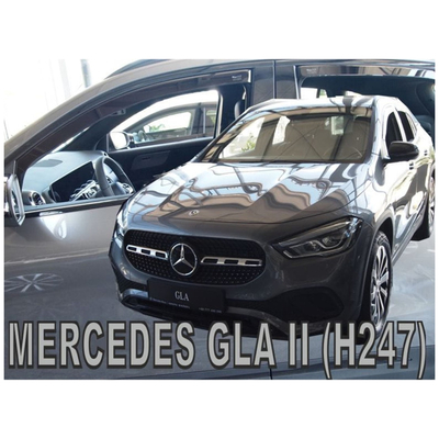 MERCEDES GLA H247 5D 2020+ ΣΕΤ ΑΝΕΜΟΘΡΑΥΣΤΕΣ ΑΥΤΟΚΙΝΗΤΟΥ ΑΠΟ ΕΥΚΑΜΠΤΟ ΦΙΜΕ ΠΛΑΣΤΙΚΟ HEKO - 4 ΤΕΜ.