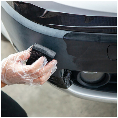 KIT ΑΝΑΝΕΩΣΗΣ ΚΑΙ ΠΡΟΣΤΑΣΙΑΣ ΓΙΑ ΠΛΑΣΤΙΚΑ ΣΕ  ΜΑΥΡΟ ΧΡΩΜΑ QUIXX 75ml