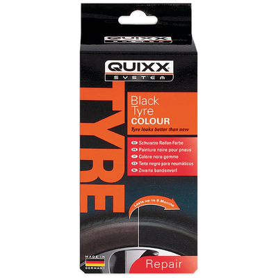 KIT ΑΝΑΝΕΩΣΗΣ ΚΑΙ ΠΡΟΣΤΑΣΙΑΣ ΕΛΑΣΤΙΚΩΝ ΣΕ ΜΑΥΡΟ ΧΡΩΜΑ QUIXX 75ml