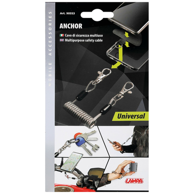 ΚΑΛΩΔΙΟ ΣΠΙΡΑΛ ΑΣΦΑΛΕΙΑΣ ANCHOR ΑΠΟ ΑΤΣΑΛΙ ΠΟΛΛΑΠΛΩΝ ΧΡΗΣΕΩΝ ΚΑΤΑΛΛΗΛΟ ΓΙΑ ΣΕΙΡΑ OPTI LINE