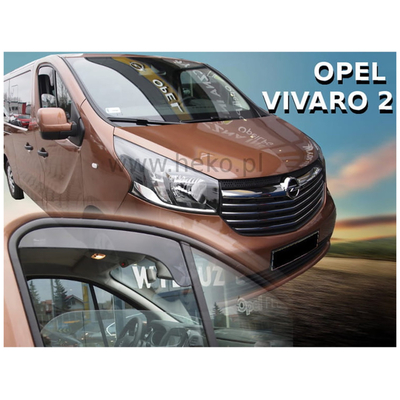 FIAT TALENTO 2016+ / OPEL VIVARO 2 2014-2019 / RENAULT TRAFIC 3 2014+ ΚΟΝΤΟ ΖΕΥΓΑΡΙ ΑΝΕΜΟΘΡΑΥΣΤΕΣ VAN ΑΠΟ ΕΥΚΑΜΠΤΟ ΦΙΜΕ ΠΛΑΣΤΙΚΟ HEKO - 2 ΤΕΜ.