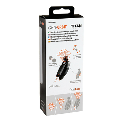 ΠΡΟΕΚΤΑΣΗ ΓΙΑ ΒΑΣΗ ΣΤΗΡΙΞΗΣ ΚΙΝΗΤΟΥ MOTO TITAN OPTI  ORBIT 7cm (ΓΙΑ ΘΗΚΕΣ OPTI CASE) OPTI LINE