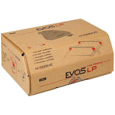 ΣΤΑΝΤΑΡ ΠΟΔΙ ΜΕ ΚΑΠΑΚΙΑ ΚΑΙ ΚΛΕΙΔΑΡΙΑ  EVOS LP LOW PROFILE (111x 70mm ) ΧΑΜΗΛΟ ΠΡΟΦΙΛ NORDRIVE - 4 ΤΕΜ.