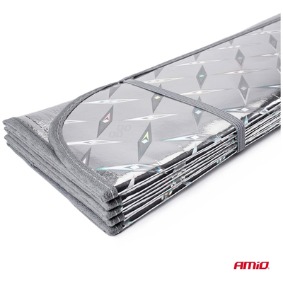 ΗΛΙΟΠΡΟΣΤΑΣΙΑ ΕΣΩΤΕΡΙΚΗ ΠΑΡΜΠΡΙΖ 145x70cm LASER ΑΜΙΟ - 1 ΤΕΜ.