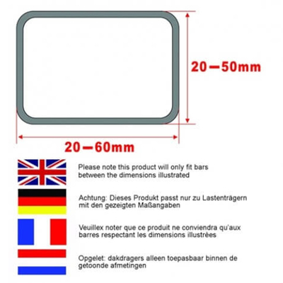 ΣΥΣΤΗΜΑ ΣΤΑΘΕΡΟΠΟΙΗΣΗΣ / ΜΕΤΑΦΟΡΑΣ ΣΚΑΛΑΣ RHINO SAFE CLAMP ΣΕ ΜΠΑΡΕΣ ΟΡΟΦΗΣ - 2 ΤΕΜ.