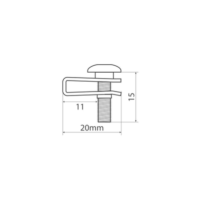 ΚΙΤ ΤΟΠΟΘΕΤΗΣΗΣ FAIRINGS MOTO ΑΠΟ ΑΝΑΔ. ΑΛΟΥΜΙΝΙΟ (ΒΙΔΕΣ M5 /ΜΕΤΑΛΛΙΚΟ ΚΛΙΠ/ΡΟΔΕΛΕΣ)  LAMPA -10 TEM.