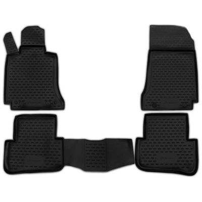 MERCEDES C CLASS W204 2007-2014 ΜΑΡΚΕ ΠΑΤΑΚΙΑ ΣΕ ΣΚΑΦΗ TPE ΛΑΣΤΙΧΟ ΣΕ ΜΑΥΡΟ ΧΡΩΜΑ NOVLINE - 4 ΤΕΜ.