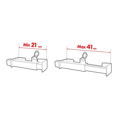 ΚΛΕΙΔΑΡΙΑ ΓΙΑ CONTAINER/ ΚΟΝΤΕΙΝΕΡ ZANNA MASTER 21>41cm ΜΕ ΚΛΕΙΔΙ LAMPA - 1 TEM