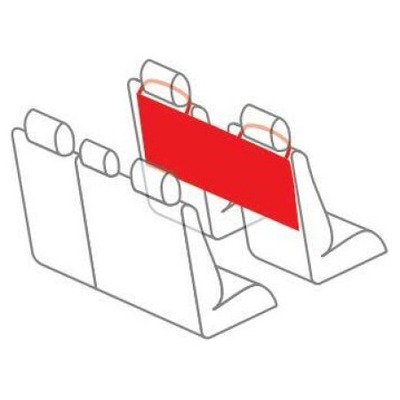 ΘΗΚΕΣ/ΤΣΕΠΕΣ ORGANIZER ΚΑΘΙΣΜΑΤΩΝ/ΠΟΡΤ ΠΑΓΚΑΖ 4 ΘΗΚΕΣ/4 ΔΙΧΤΥΑ ΜΕ ΣΤΗΡΙΞΗ ΣΤΟ ΠΡΟΣΚΕΦΑΛΟ 88x46cm LAMPA - 1 TEM.