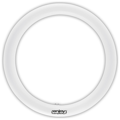 ELVHX - EL609166 | T9 LED ΚΥΚΛΙΚΗ G10q|16W(>100W)|6500k|1450lm|Φ298mm|+Starter|{enjoysimplicity}™