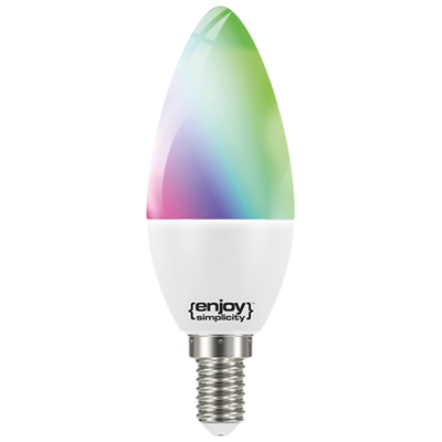 ELVHX - EL902002 | SMART Wi-Fi+BLE RGBW+CCT B35 LED 5.2W|E14|2700-6500k|470lm