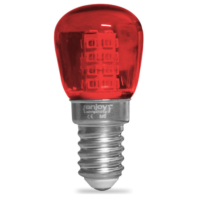 ELVHX - EL775105 | LED T23 ΝΥΚΤΟΣ|2W(>15W) Ε14|KOKKINO|γυαλ|enjoySimplicity™
