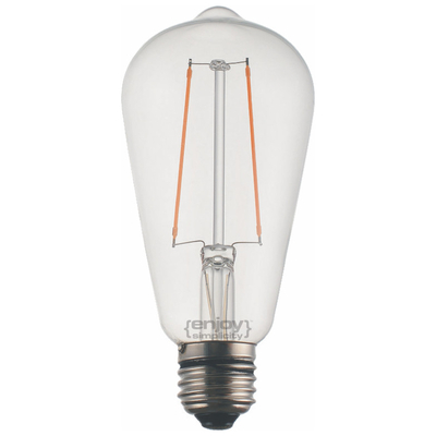 ELVHX - EL827101 | LED FILLAMENT DIM CLEAR ST64-2|2.5W Ε27|2700k|200lm|{enjoysimplicity}™