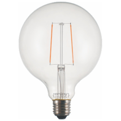 ELVHX - EL827103 | LED FILLAMENT DIM CLEAR G125-2|2.5W Ε27|2700k|200lm|{enjoysimplicity}™