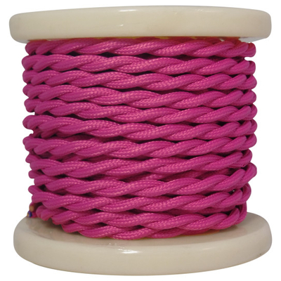ELVHX - EL338004 | Textile Cable Τwist 2x0.75mm²- ρολλό 10mt – ΡΟZ