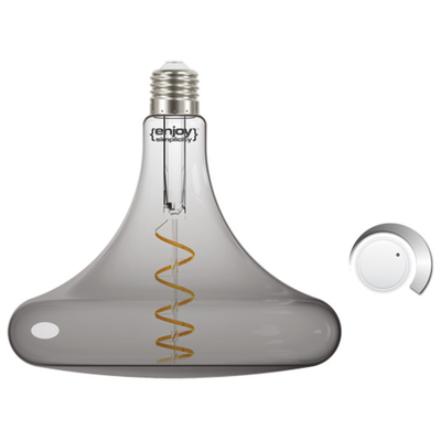 ELVHX - EL822204 | LED SPIRAL FILLAMENT DIM|T180 SMOKY 4W(>16w) E27|2000k|150lm|{enjoysimplicity}™