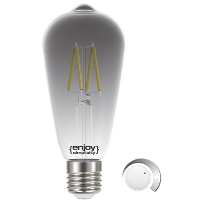 ELVHX - EL822701 | LED SMOKY FILLAMENT DIM|ST64 4.5W(>19w) E27|2000k|180lm|{enjoysimplicity}™