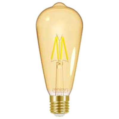 ELVHX - EL825641 | LED FILLAMENT AMBER|ST64 4W(>30w) E27|2200k|320lm|{enjoysimplicity}™