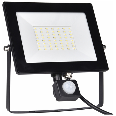 ELVHX - EL198856 | LED FloodLight black SENSOR IP65/IP54|50W|6500k|4500lm| L204.4xW204.6xH52mm|{enjoysimplicity}™