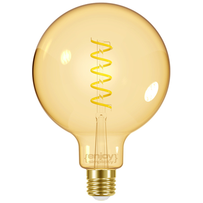 ELVHX - EL825204 | LED FILLAMENT SPIRAL AMBER|G125 4.8W(>32w) E27|2000k|350lm|{enjoysimplicity}™