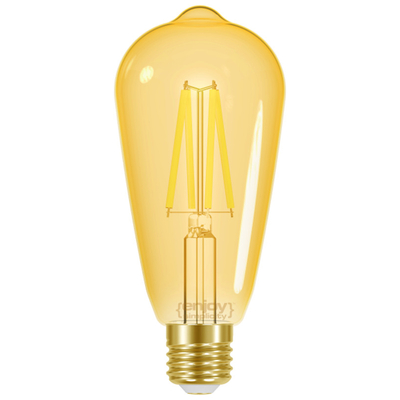 ELVHX - EL825907 | LED FILLAMENT AMBER DIM|ST64 7.5W(>54w) E27|2000k|600lm|{enjoysimplicity}™