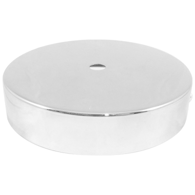 ELVHX - EL329118 | ΣΤΡΟΓΓΥΛΗ ΒΑΣΗ Φ100xh25mm NIKEΛ ΓΥΑΛΙΣΤΕΡΟ|1ΤΡΥΠΑ