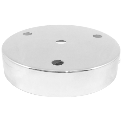 ELVHX - EL329418 | ΣΤΡΟΓΓΥΛΗ ΒΑΣΗ Φ120xh25mm NIKEΛ ΓΥΑΛΙΣΤΕΡΟ|4ΤΡΥΠEΣ