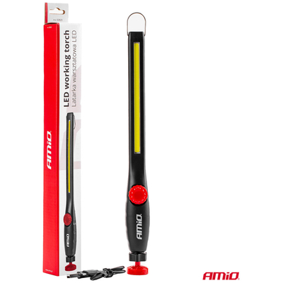 ΦΑΚΟΣ ΕΡΓΑΣΙΑΣ ΧΕΙΡΟΣ ΜΕ ΓΑΝΤΖΟ ΚΑΙ ΜΑΓΝΗΤΗ ΣΤΗ ΒΑΣΗ  MICRO USB COB LED 2000mAh 38x35x375mm