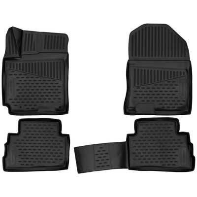 HYUNDAI KONA 5D 2017+  ΜΑΡΚΕ ΠΑΤΑΚΙΑ ΣΕ ΣΚΑΦΗ TPE ΛΑΣΤΙΧΟ ΣΕ ΜΑΥΡΟ ΧΡΩΜΑ NOVLINE - 4 ΤΕΜ.​