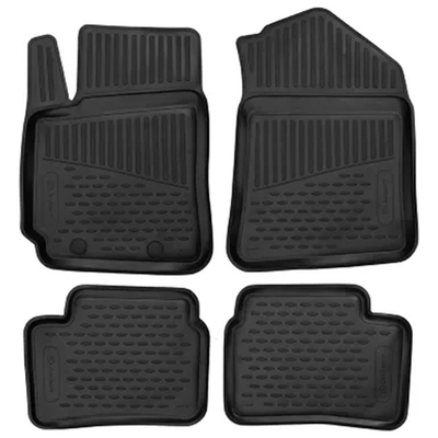 HYUNDAI i10 5D 2016-2019 ΜΑΡΚΕ ΠΑΤΑΚΙΑ ΣΕ ΣΚΑΦΗ TPE ΛΑΣΤΙΧΟ ΣΕ ΜΑΥΡΟ ΧΡΩΜΑ NOVLINE - 4 ΤΕΜ.