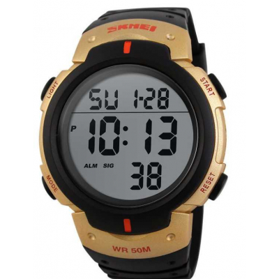 Ψηφιακό ρολόι χειρός – Skmei - 1068 - 216016 - Gold